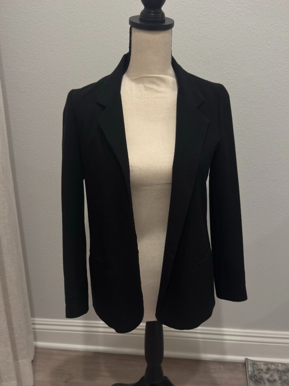 Aqua Black Blazer Jacket